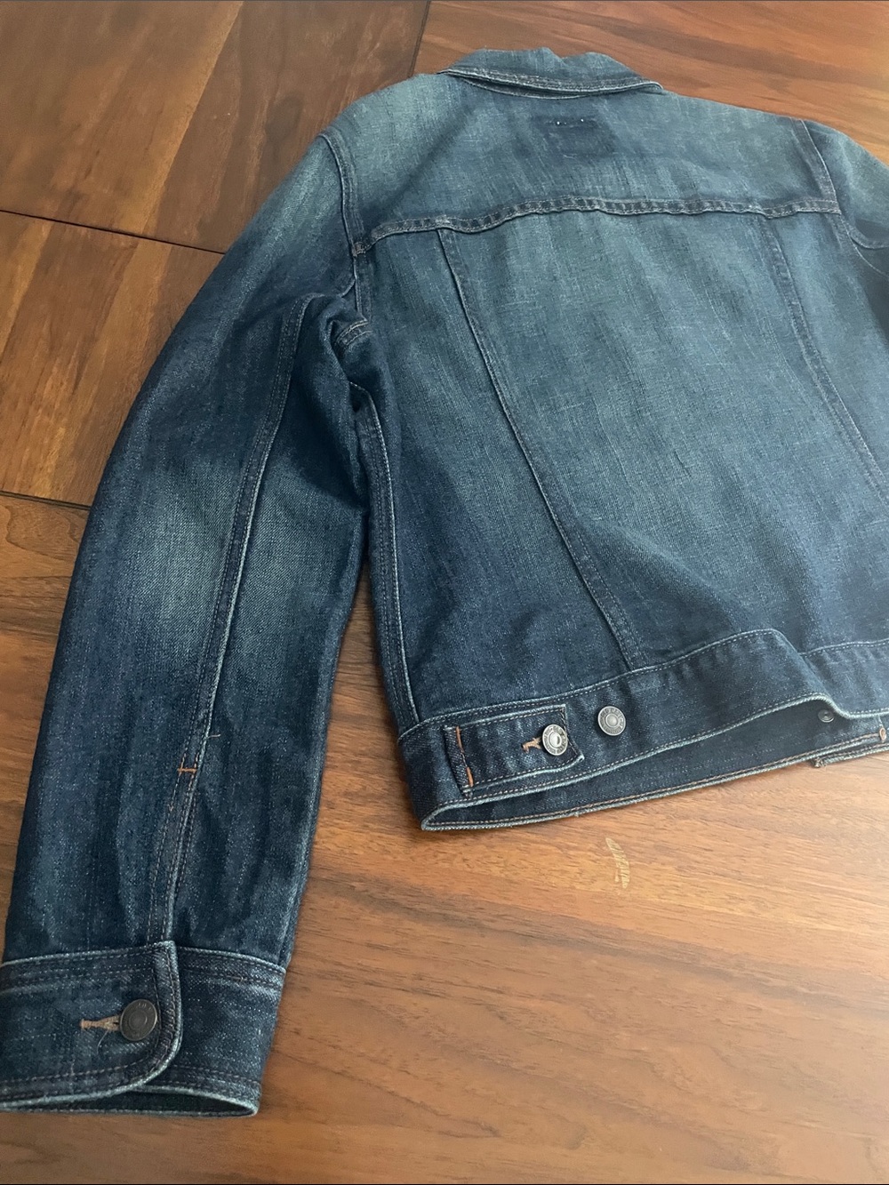 Old Navy Blue Denim Trucker Jacket M70 - Picture 5 of 10